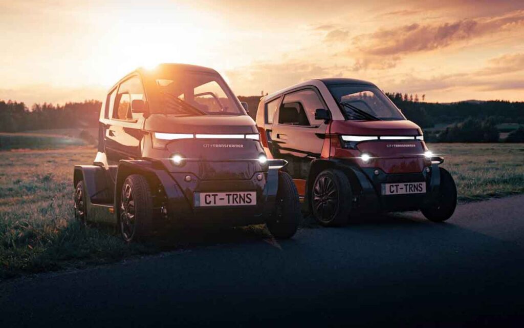 El 1er microcoche plegable totalmente eléctrico del mundo