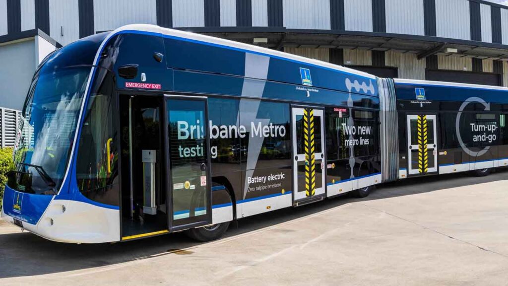 Indra joins the “green” mobility of Brisbane, Australia: its technology will manage Brisbane metro’s new clean and green vehicles