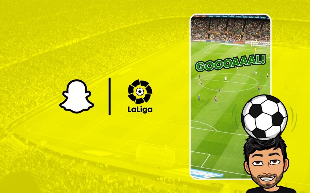 LaLiga se alía con Snap para llevar el mejor contenido futbolístico a Snapchat