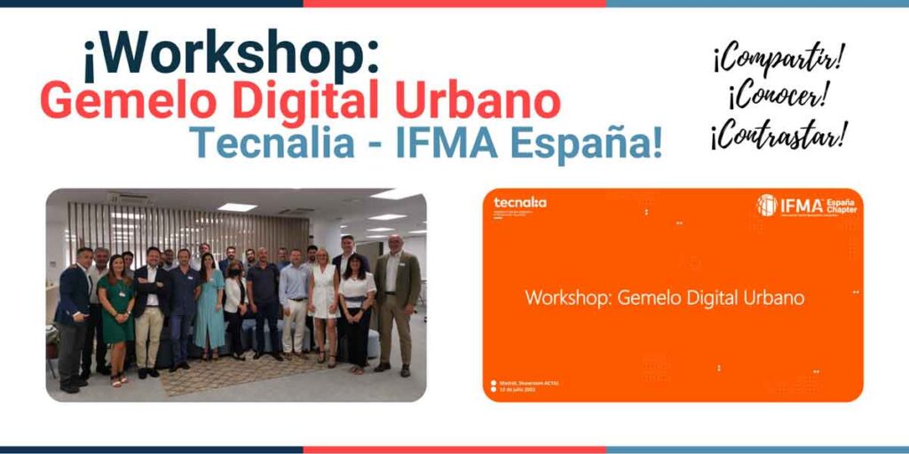 Conclusiones workshop Gemelo Digital Urbano, coorganizado junto a Tecnalia