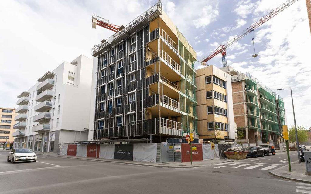Aislamiento URSA y estructura de madera: Así es el edificio de protección oficial más sostenible de Sabadell
