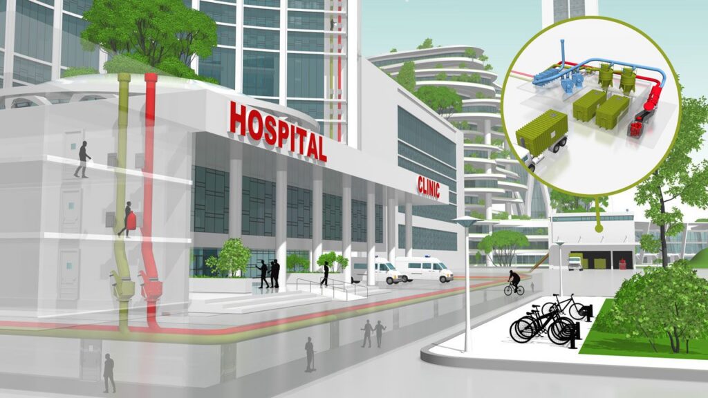 Envac Iberia gana contratos por 10 millones de euros para llevar la recogida neumática de residuos a dos nuevos hospitales en Francia