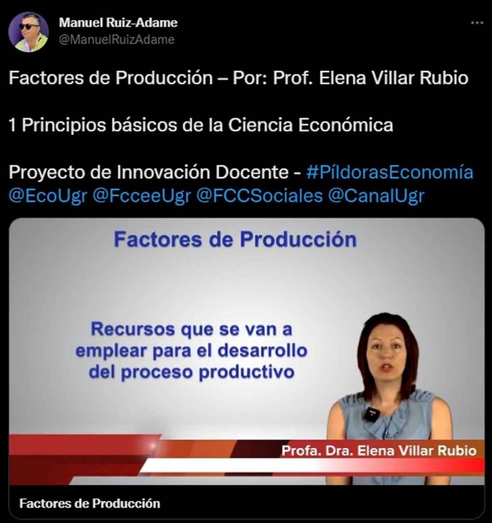 Píldoras de economía, desde Granada