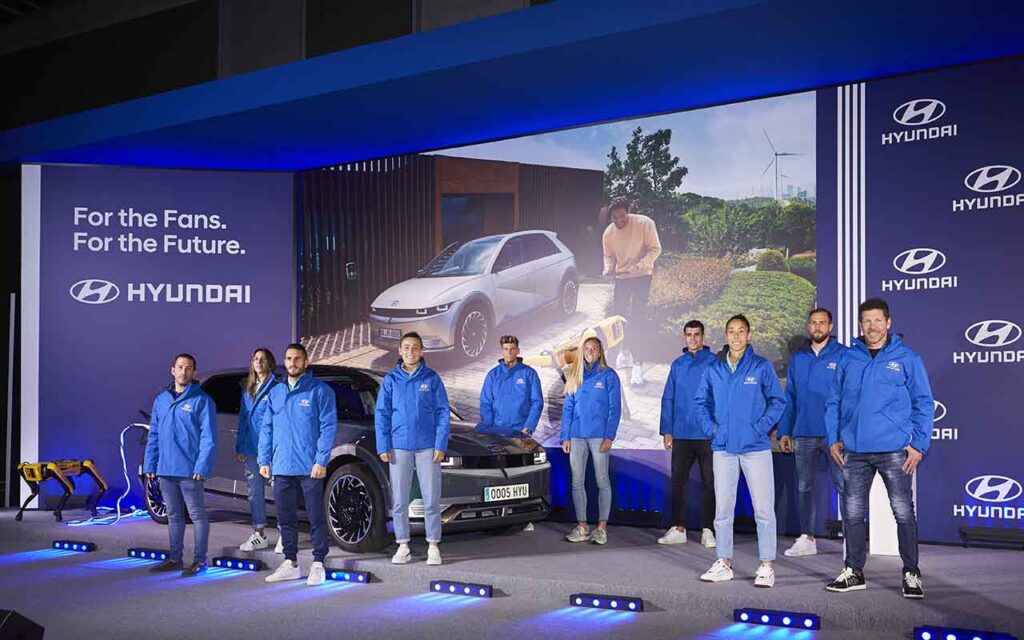 Los jugadores del Atlético de Madrid encuentran las llaves de sus Hyundai gracias al robot SPOT
