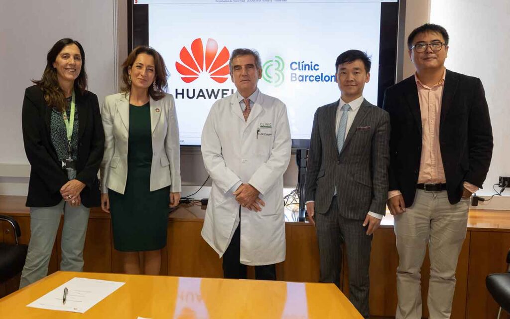 Huawei y el hospital Clínic Barcelona se unen para impulsar la digitalización de la industria sanitaria