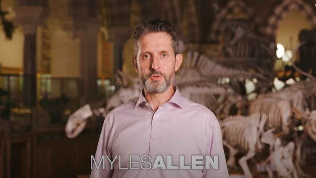 Professor Myles Allen, the physicist behind net zero