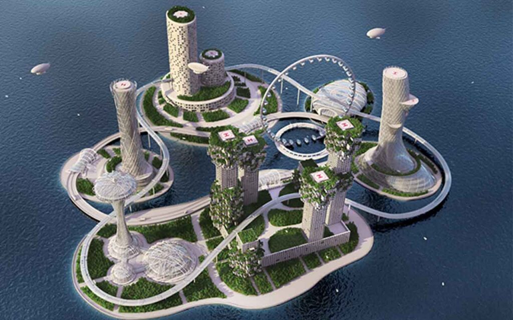 Flotantes, subterráneas o cubiertas de vegetación: el futuro de las ciudades ante el cambio climático