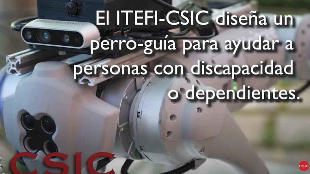 Un perro robótico capaz de guiar a personas dependientes o con discapacidad
