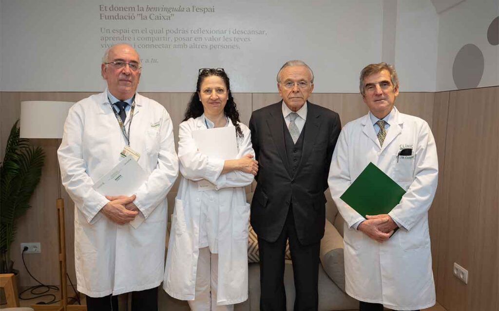 La Fundación "la Caixa" y el hospital Clínic Barcelona inauguran un espacio para los pacientes con enfermedades avanzadas y sus familiares