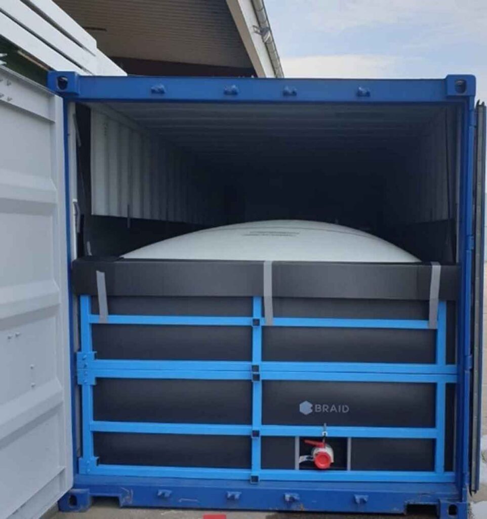 Cepsa Química, pionera en europa en emplear un flexitank reciclado