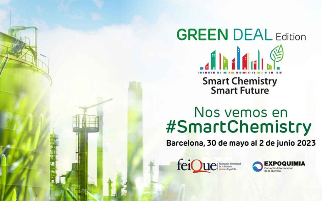 La próxima semana arranca Smart Chemistry Smart Future, en Expoqumia, para poner el foco a la contribución indispensable del sector químico al EU Green Deal