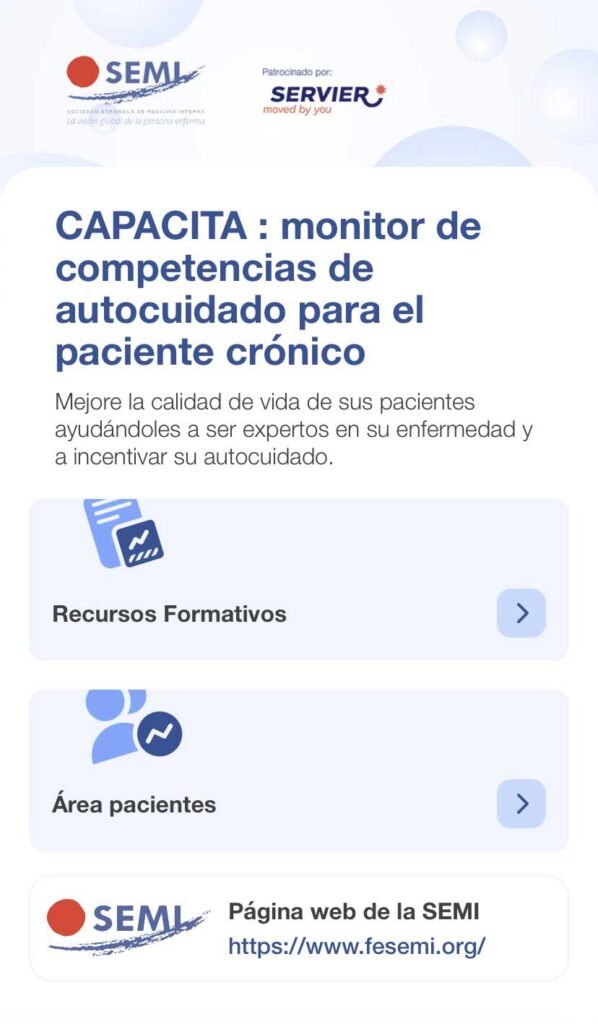 Primera herramienta digital que valida las competencias de autocuidado en enfermedades crónicas 