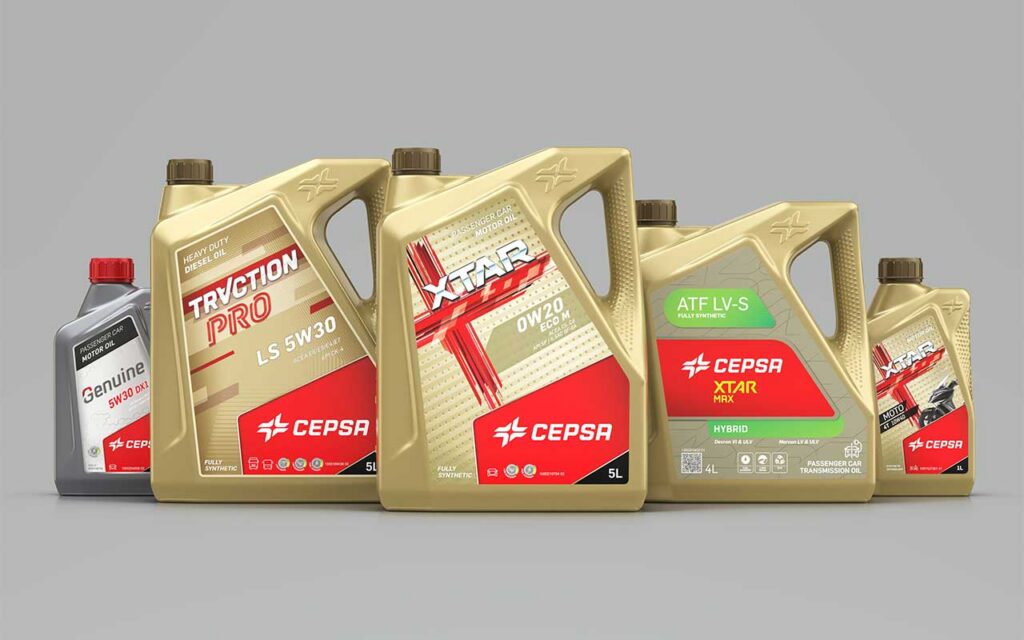 Cepsa incrementa hasta el 70% el uso de plásticos reciclados en sus envases de lubricantes