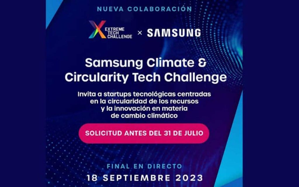Samsung Electronics lanza el Samsung Climate & Circularity Tech Challenge en colaboración con Extreme Tech Challenge
