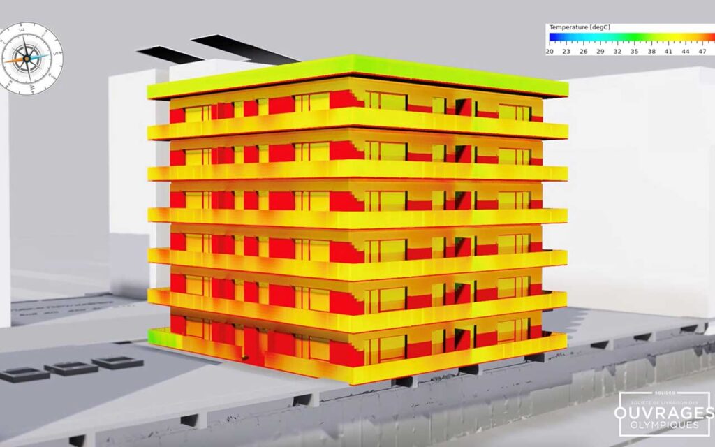 La Société de Livraison des Ouvrages Olympiques y Dassault Systèmes utilizan la simulación para optimizar el confort en la construcción