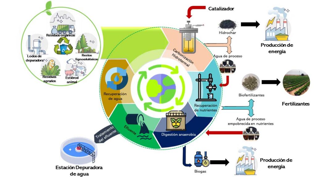 Nueva técnica para convertir residuos orgánicos en biocombustible y biofertilizantes