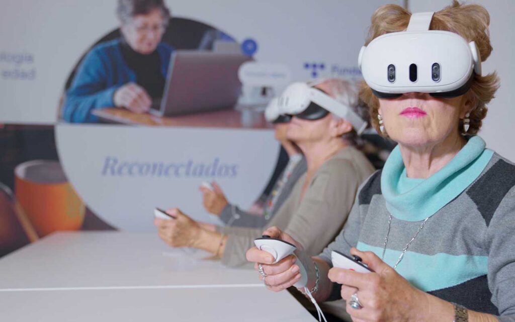 Telefónica y Meta se alían para impulsar el acceso a la realidad virtual de las personas mayores