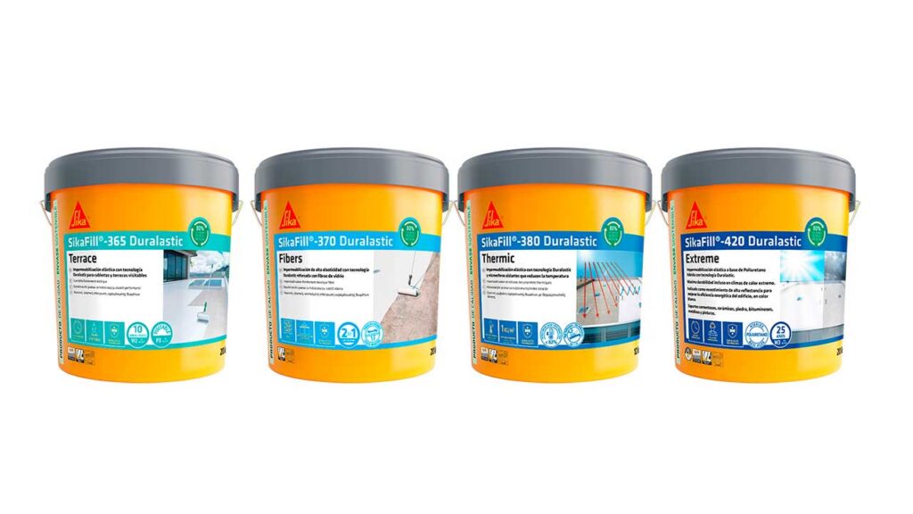 La nueva gama Sikafill® Duralastic, alarga la vida útil de la cubierta y reduce el impacto ambiental del edificio