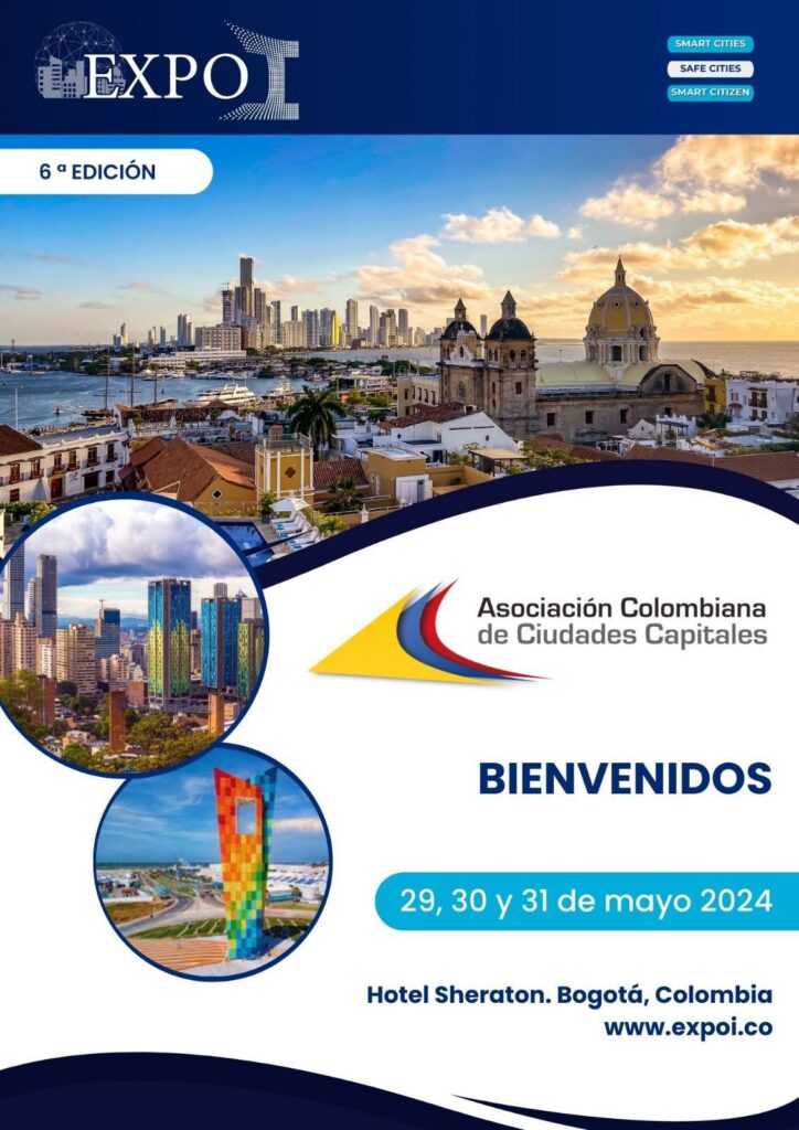 Smart City, Ciudades Seguras y Ciudadanía Inteligente en Bogotá del 29 al 31 de Mayo