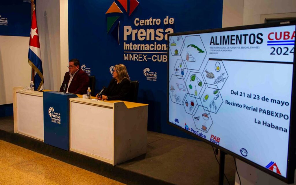 Fira dinamiza la inversión internacional en La Habana con Alimentos Cuba 2024