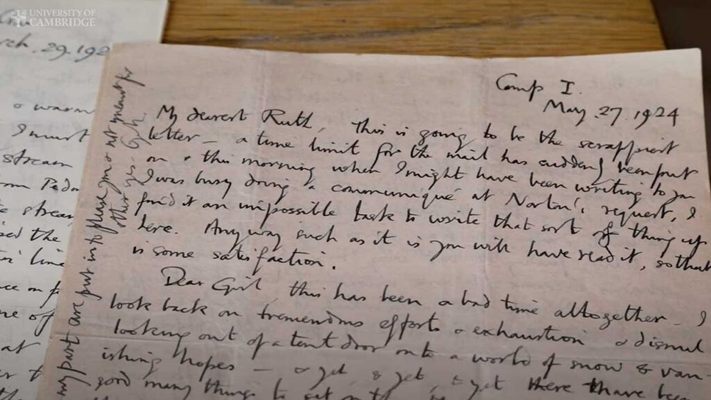 Everest mountaineer’s letters digitised for the first time