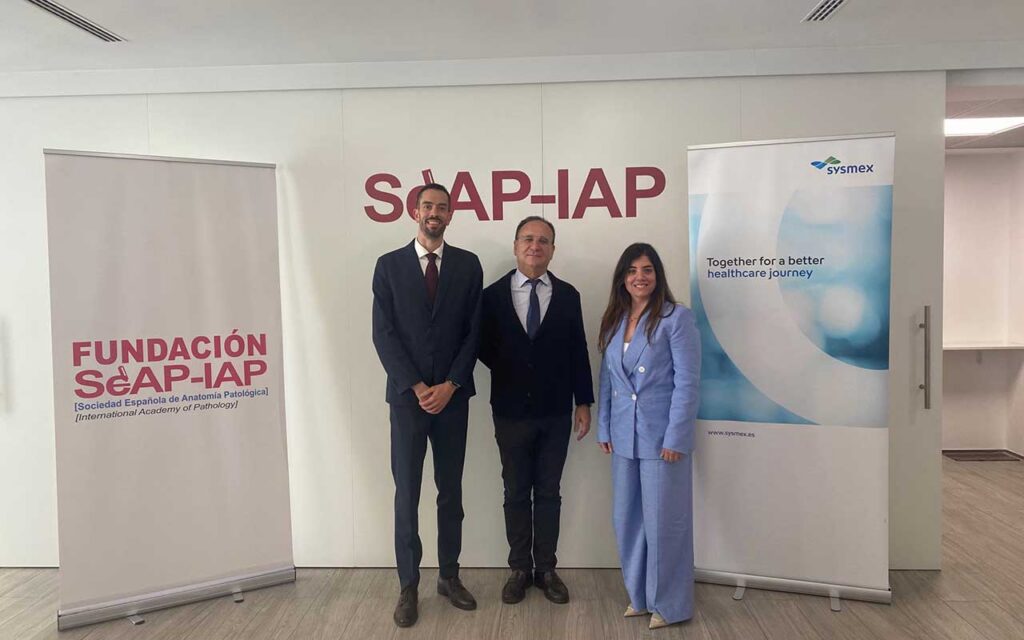 La Sociedad Española de Anatomía Patológica y Sysmex España afianzan sus lazos para impulsar la medicina molecular de precisión y la divulgación científica en España