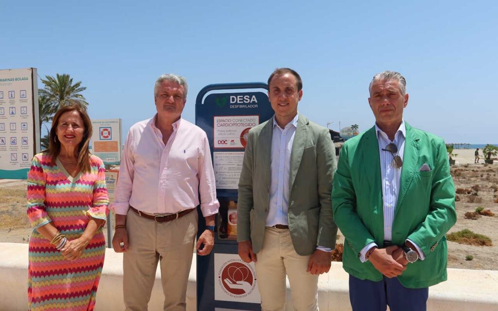 Vera continúa implantando puntos de cardio protección en su municipio para blindar el corazón de sus vecinos