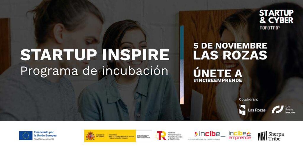 Llega a Las Rozas Startup Inspire, el programa de incubación de INCIBE Emprende