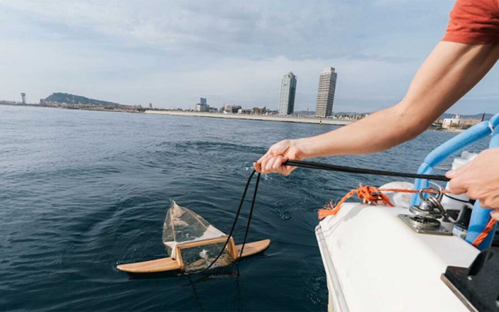 Proyecto TRAP de la Universidad de Barcelona para reducir la contaminación por plásticos en el Mediterráneo.