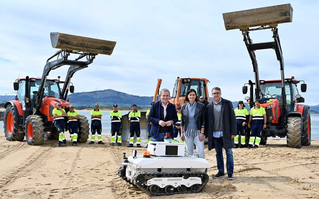 Robot UmiBeach limpia playas de Santander con inteligencia artificial