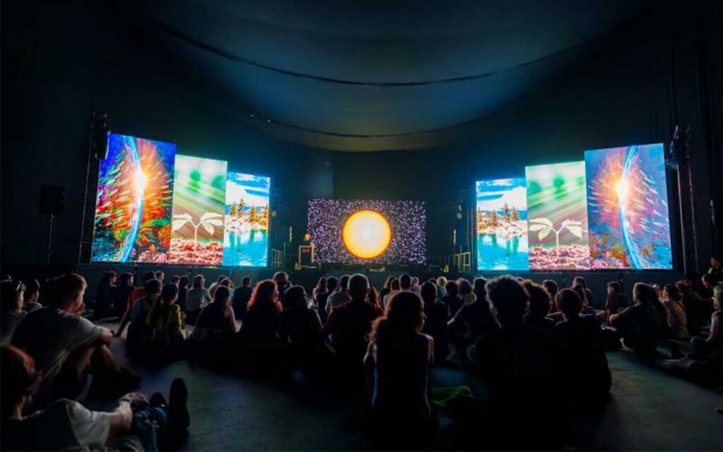 Instalación artística con inteligencia artificial en Sónar+D 2025