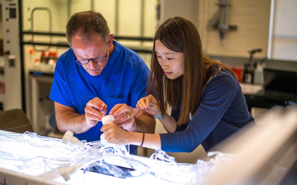Stanford researchers demonstrate the milli-spinner, a breakthrough device for removing blood clots without rupture
