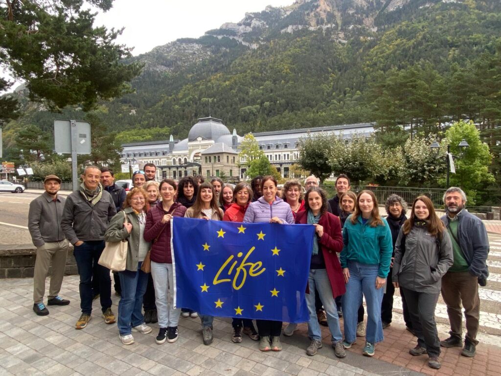 La Comisión Europea comprueba sobre el terreno los avances del proyecto PYRENEES4CLIMA para adaptar el Pirineo al cambio climático