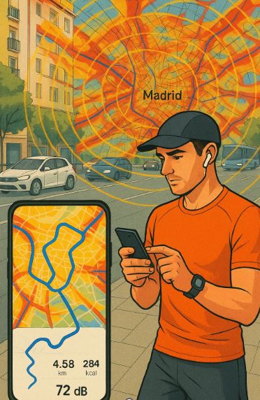 ¿Qué ruta es más silenciosa? Una nueva herramienta de la UPM permite saberlo