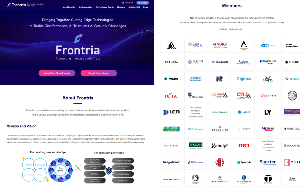 Fujitsu lanza Frontria: consorcio global contra la desinformación y riesgos de la IA