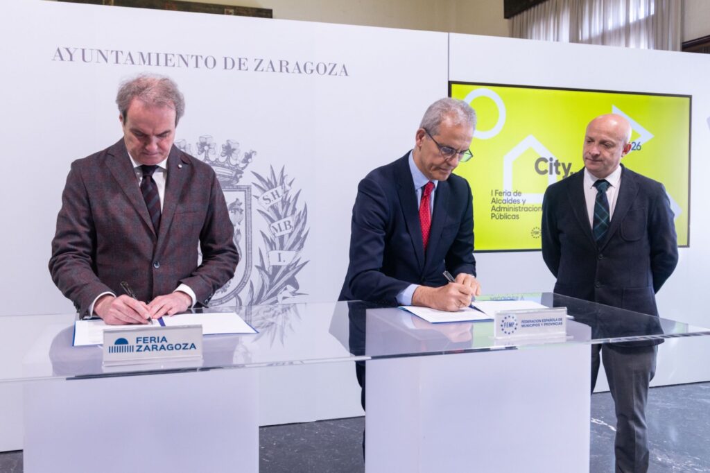 Feria de Zaragoza y la FEMP firman un acuerdo de colaboración para impulsar CITY.360