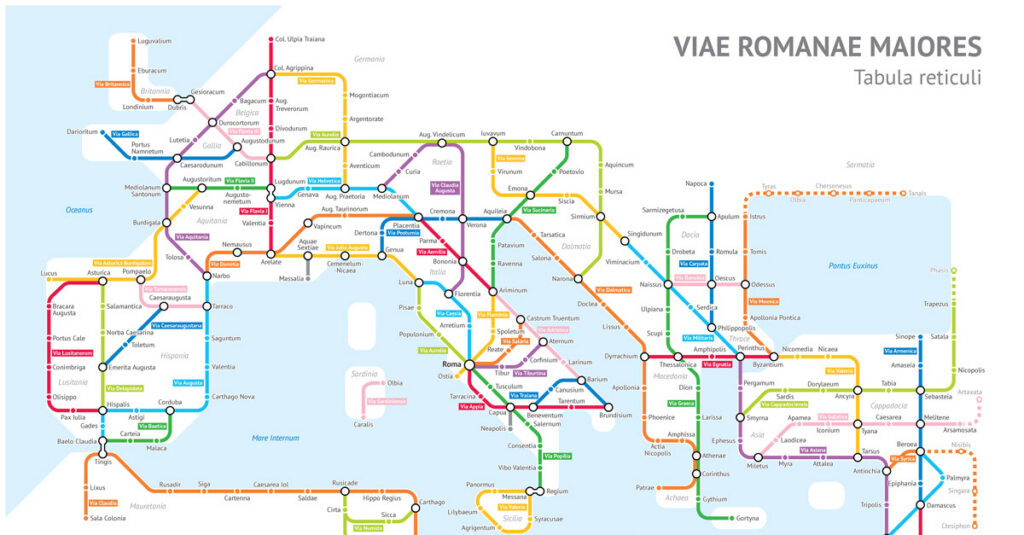 Reconstructing the Roman Empire’s transport network