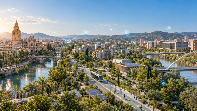Murcia, Rivas Vaciamadrid y Sant Feliu de Llobregat integradas en una ciudad inteligente sostenible